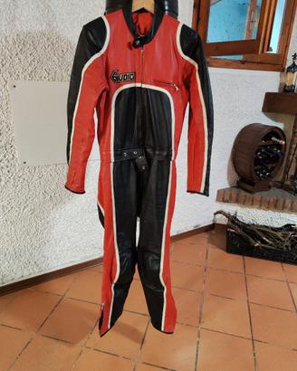 Tuta da moto in pelle VIntage Giudici
