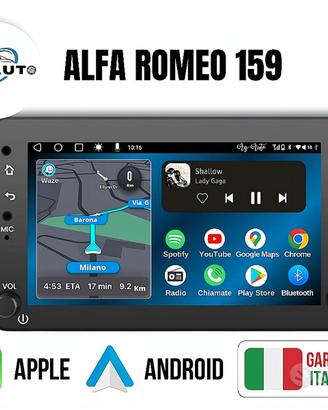 Alfa Romeo 159 Autoradio Android + KIT COMPLETO