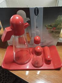 Set condimenti Menage vintage anni 80 Biesse 