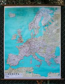 Cartina stradale Europa 100 x 140 cm
