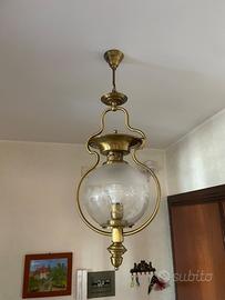 2 Lampadari in ottone