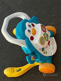 Carrellino primi passi pinguino