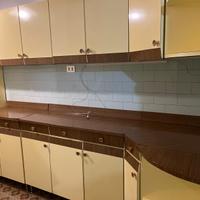 cucina anni 50 in formica gialla