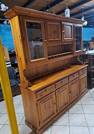 credenza 4 ante in legno massello