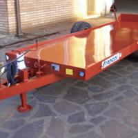 Rimorchio monoasse francini cr 8a porta bins o cas