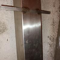 PIANTANA FALSO TELAIO IN ACCIAIO INOX