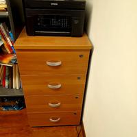 cassettiera da ufficio 4 cassetti