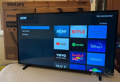 Tv FullHd 43” Philips 5500 series + Smart Tv