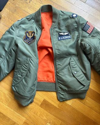 giacca bomber ralph polo lauren top gun M