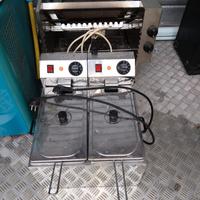 Friggitrice 2 vasche elettrica