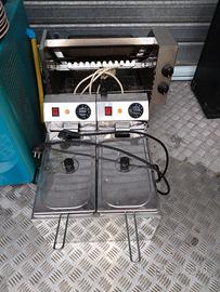 Friggitrice 2 vasche elettrica