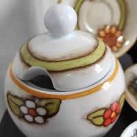 set 2 tazze Mug e zuccheriera in porcellana Thun 