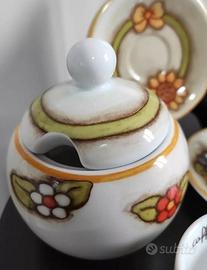 set 2 tazze Mug e zuccheriera in porcellana Thun 