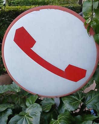 INSEGNA POSTO TELEFONICO PUBBLICO