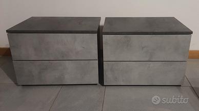 Comodino 2 cassetti
