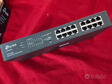 Switch TP‑Link TL‑SG1016PE – 16 Porte Gigabit PoE+