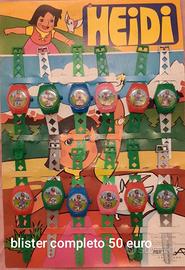 blister anni 80 orologi giocattolo Heidi 