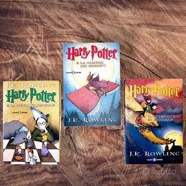 Harry Potter SET PRIMI 3 LIBRI SALANI PRIMA EDIZIO