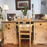 Scrivania shabby chic in legno massello – unica