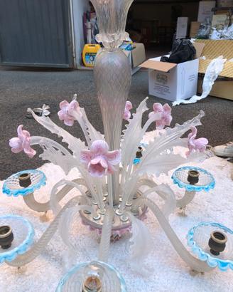 Lampadario di Murano 6 luci