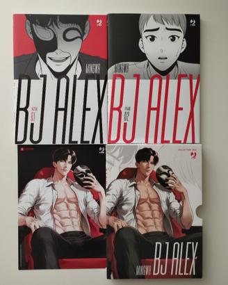Manhwa  Boys Love  BJ Alex Box 1 Vol 1-2+Cartolina