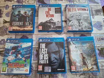 LOTTO PS4 LAST OF US RESIDENT EVIL WITHIN ASSASSIN