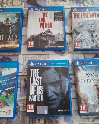 LOTTO PS4 LAST OF US RESIDENT EVIL WITHIN ASSASSIN