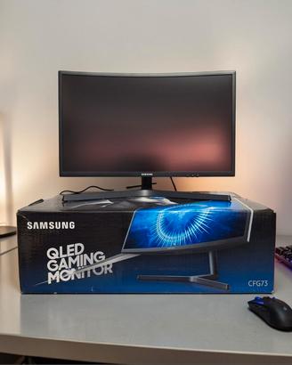 MONITOR GAMING CURVO SAMSUNG C24FG73FQ 24" WLED SV