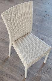 Sedia in rattan