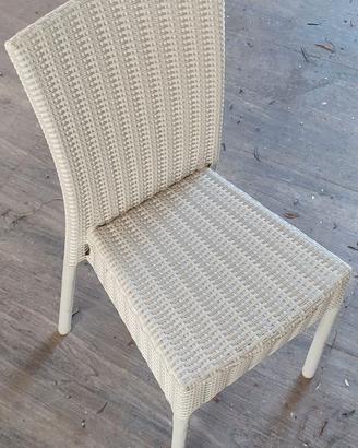 Sedia in rattan