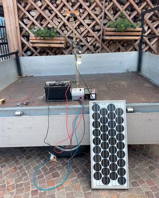 Impianto fotovoltaico da 300 w per casa campagna