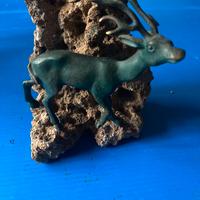 Scultura cervo bronzo era Gio Ponti