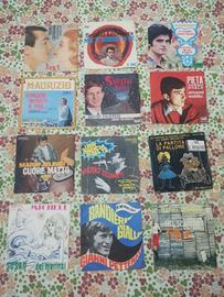 Set Cantanti Italiani 12 Dischi 45 Giri Vintage 