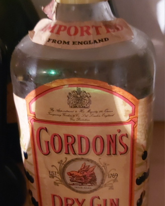Gordon Dry Gin anni '70