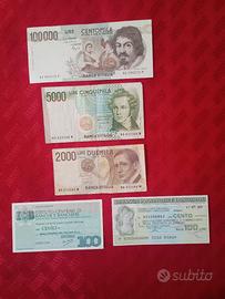 (LOTTO N°6) BANCONOTE IN LIRE ITALIANE