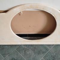 Arredo bagno marmo 118x55x2
