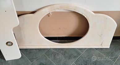 Arredo bagno marmo 118x55x2