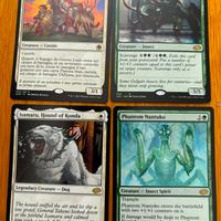 Lotto 4 carte rare Magic The Gathering