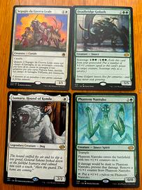 Lotto 4 carte rare Magic The Gathering