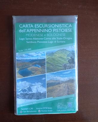 Carta escursionistica Appennino Pistoiese 