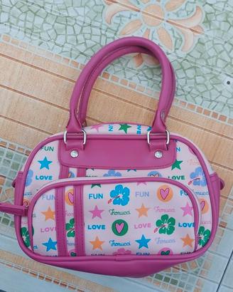 Borsa a Mano Fiorucci Rosa e Fucsia🌸