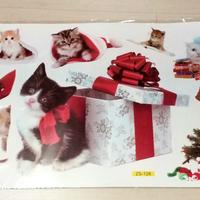 Stock adesivi Natalizi con gatti