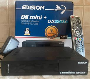 Decoder Edision OS Mini + Full HD Linux