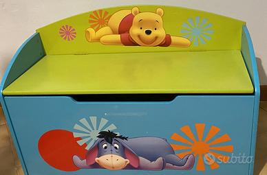 Panca bambino contenitore giochi Winnie the Pooh