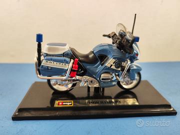 Modellino Moto Polizia BWM Burago