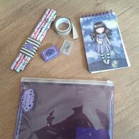 Gorjuss set block notes matite gomma e