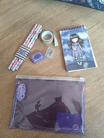 Gorjuss set block notes matite gomma e