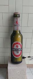 Lampada birra Beck’s luminosa