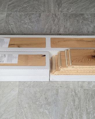 Parquet di rovere spazzolato olio ~ 10 mq + ritagl
