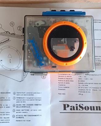 Walkman portatile PaiSaund Vintage NUOVO 